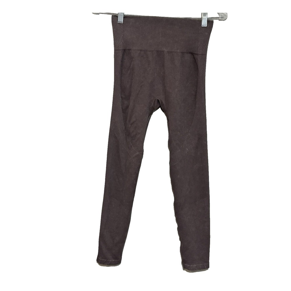 Joy Lab Women's High Waisted Ribbed Leggings Taupe Size Small‎
